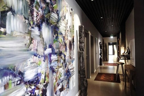 Hotel Eyja Guldsmeden rooms and common areas