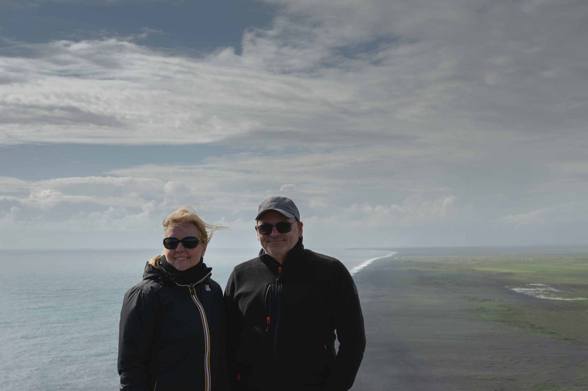 Dyrhólaey arch promontory South Coast panoramic views