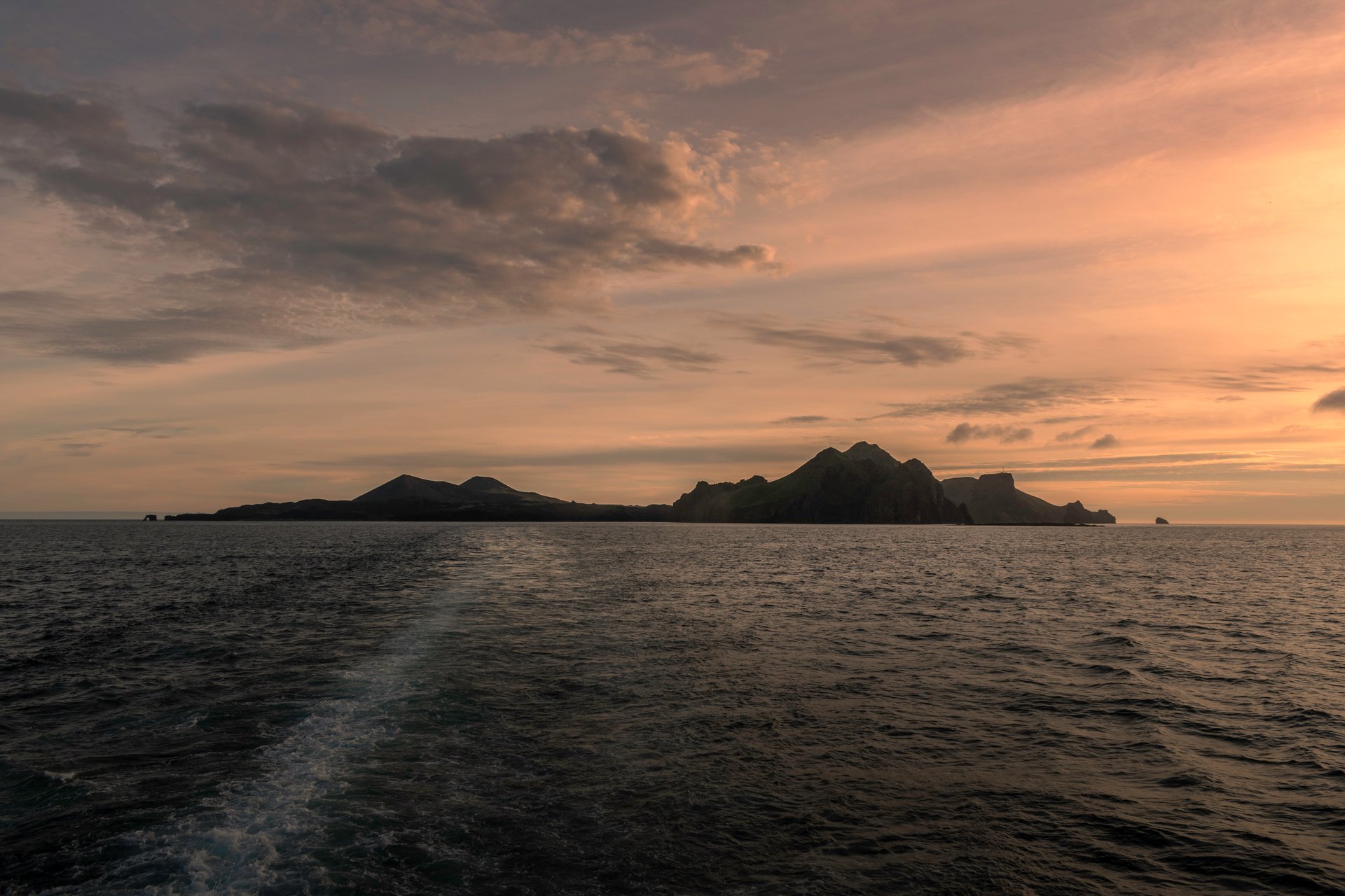 Ferry ride to the westman islands