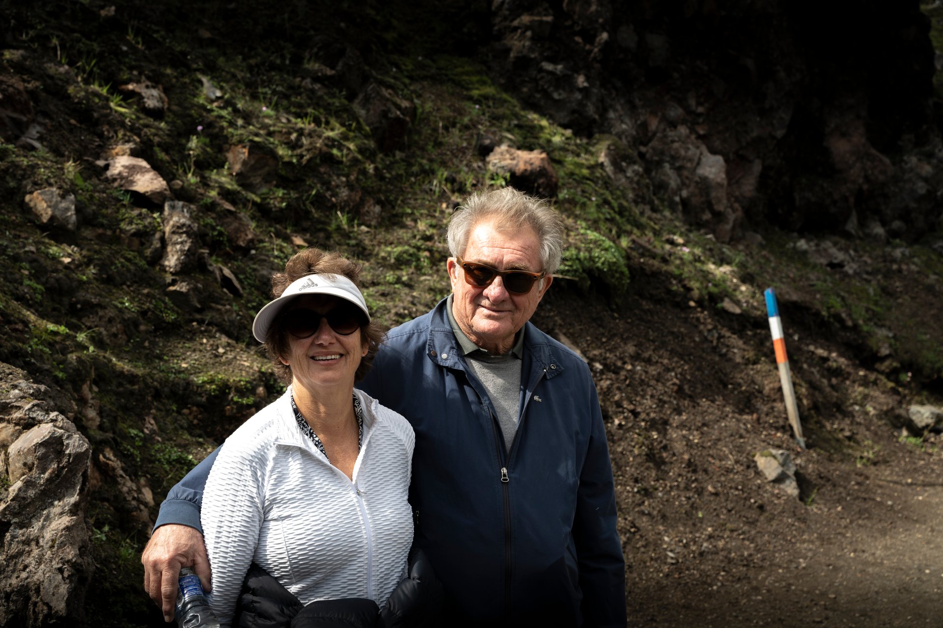 Le groupe de Greg heureux pendant leur circuit privé en Islande