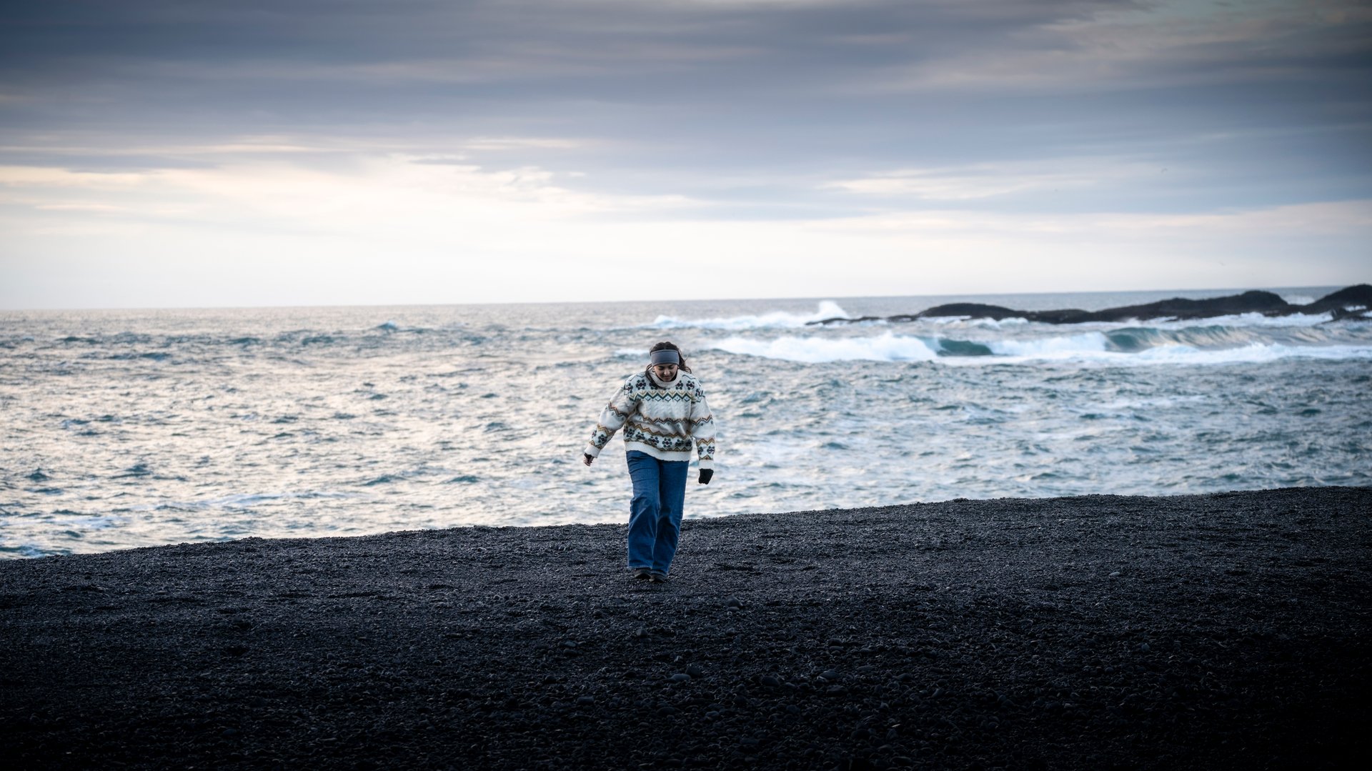 Dramatic scenery along one of Iceland's iconic touring routes