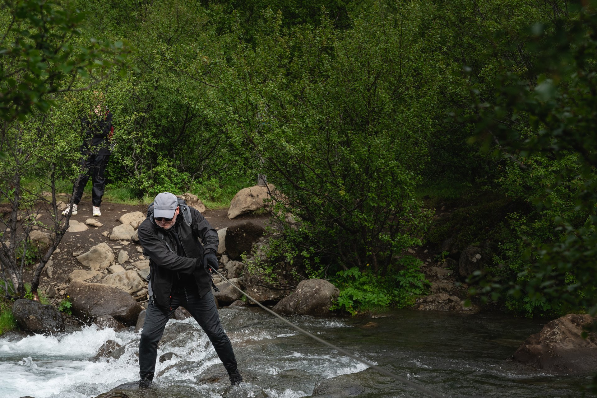 Clients on a more adventurous private Iceland tour with a driver-guide