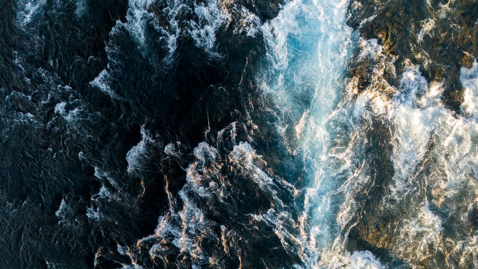 Brúarfoss blue waterfall Iceland Golden Circle