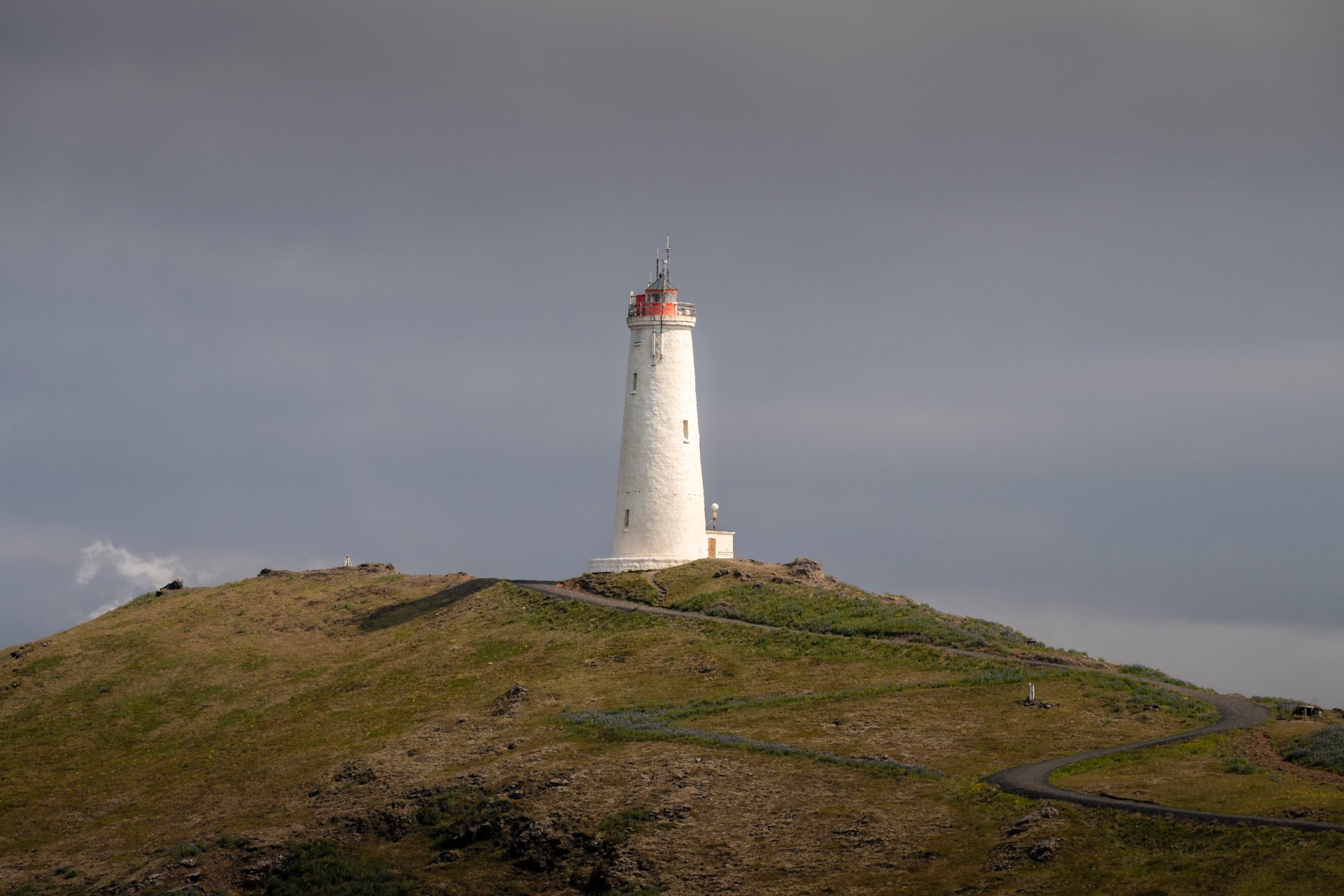 Reykjanesviti lighthouse southwestern tip Iceland