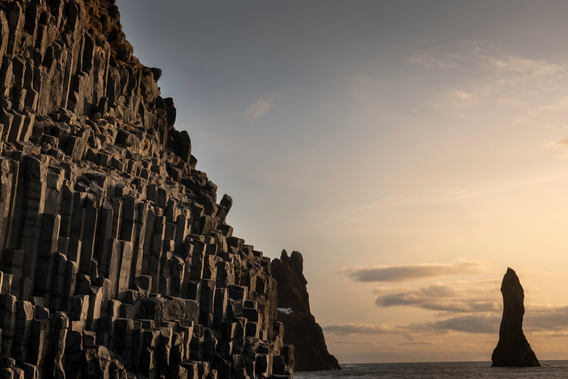 Reynisfjara beach in its raw, reshaped state after the 2026 events
