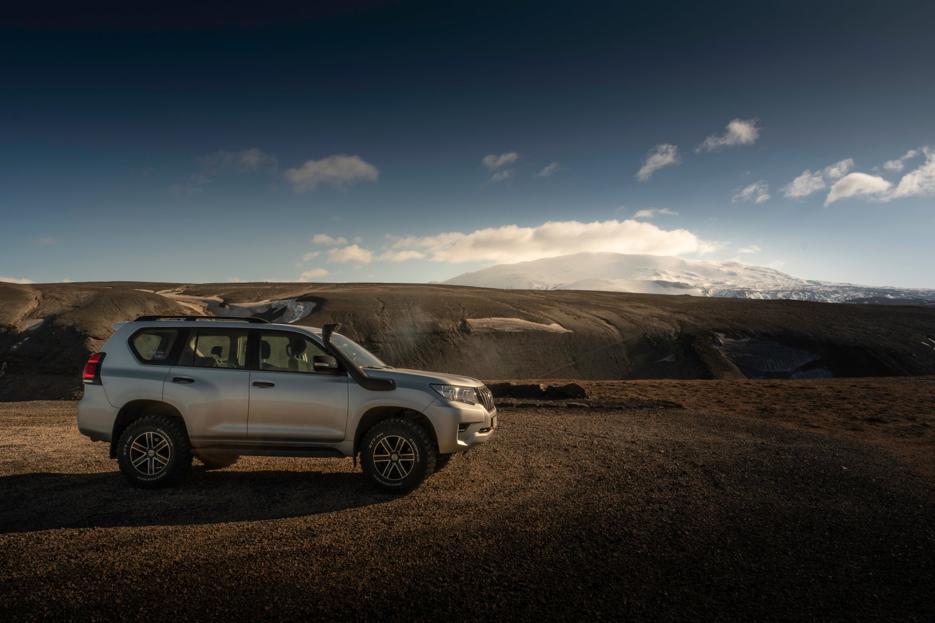 Modified Land Cruiser ready for highland expedition