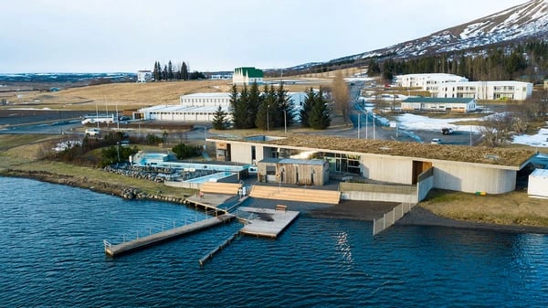 Laugarvatn Fontana Spa Golden Circle hot springs Iceland