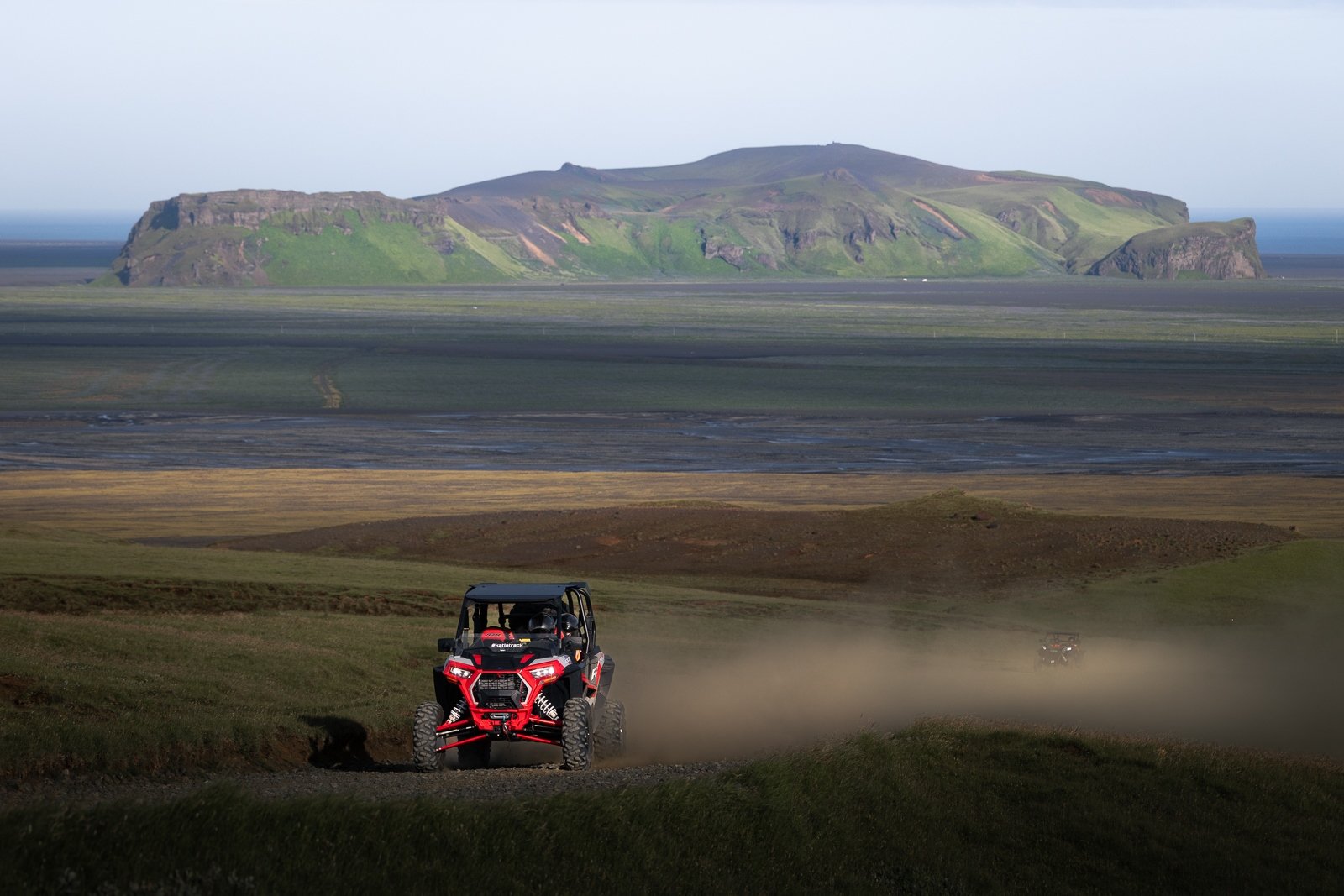 Exclusive private buggy tour exploring remote Þakgil landscapes South Iceland