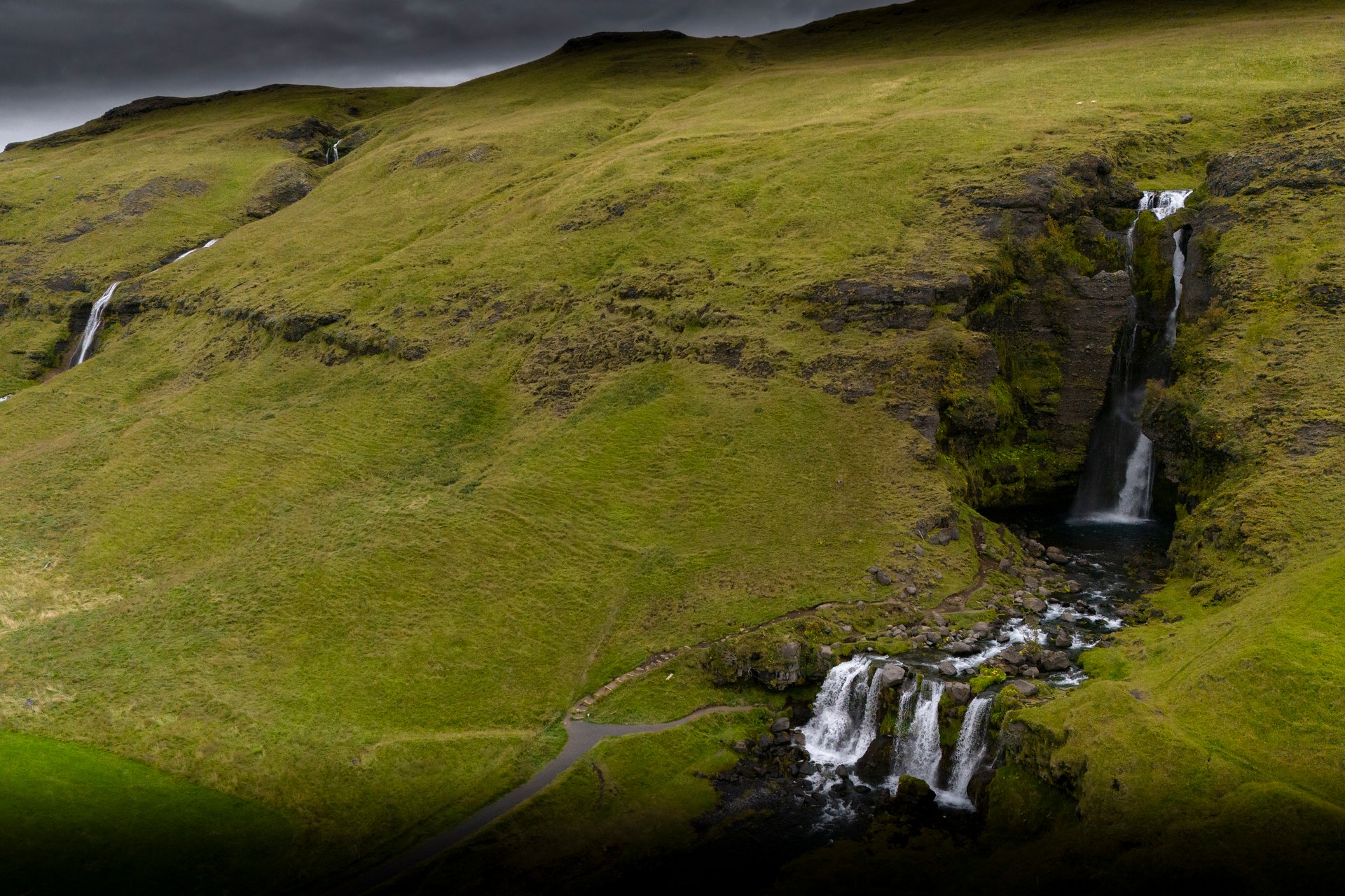 Urriðafoss waterfall - Iceland's most voluminous cascade on South Coast tour