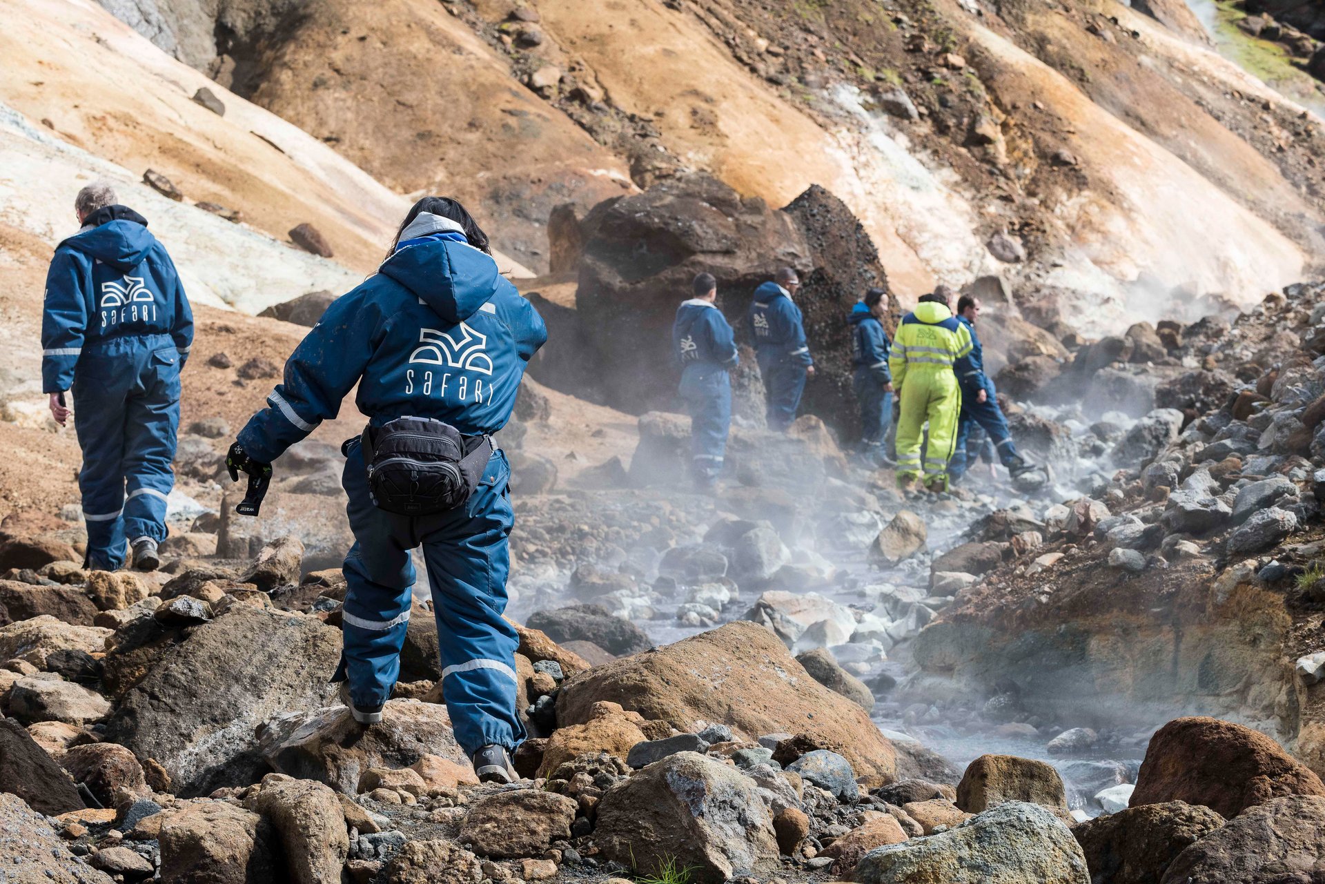 3-hour volcanic expedition featuring river crossings and natural hot springs