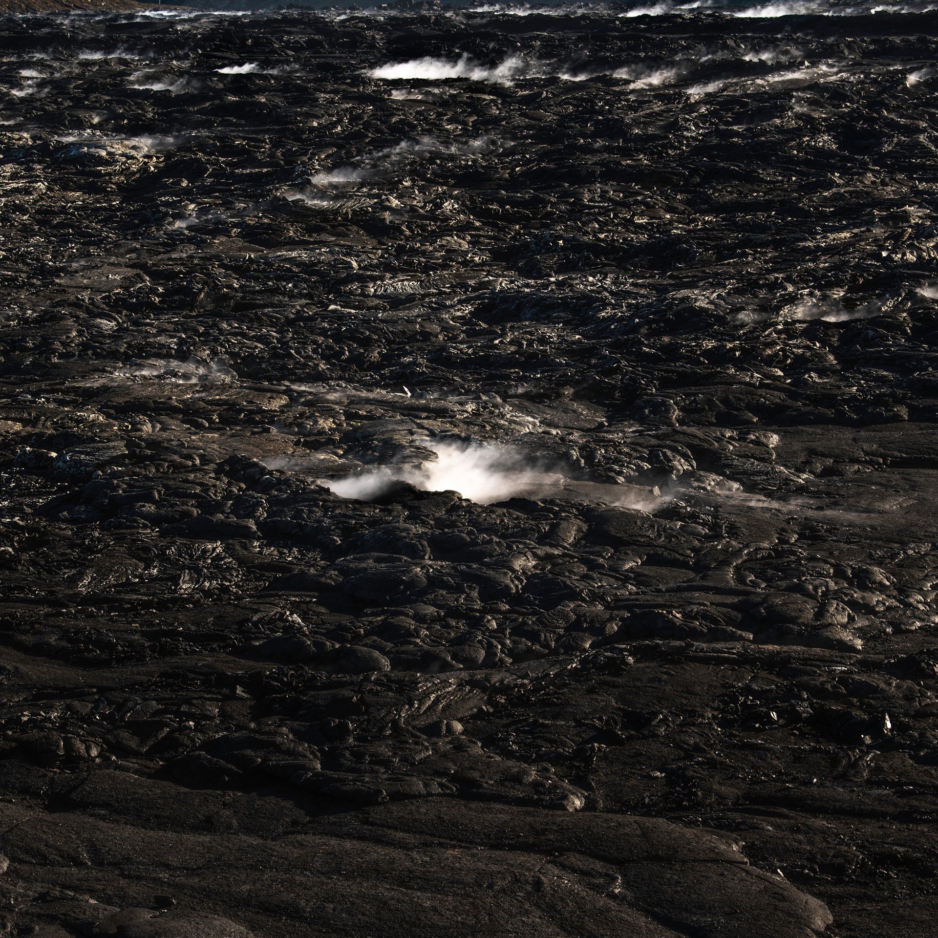 Panoramic view from the Fagradalsfjall crater viewpoint