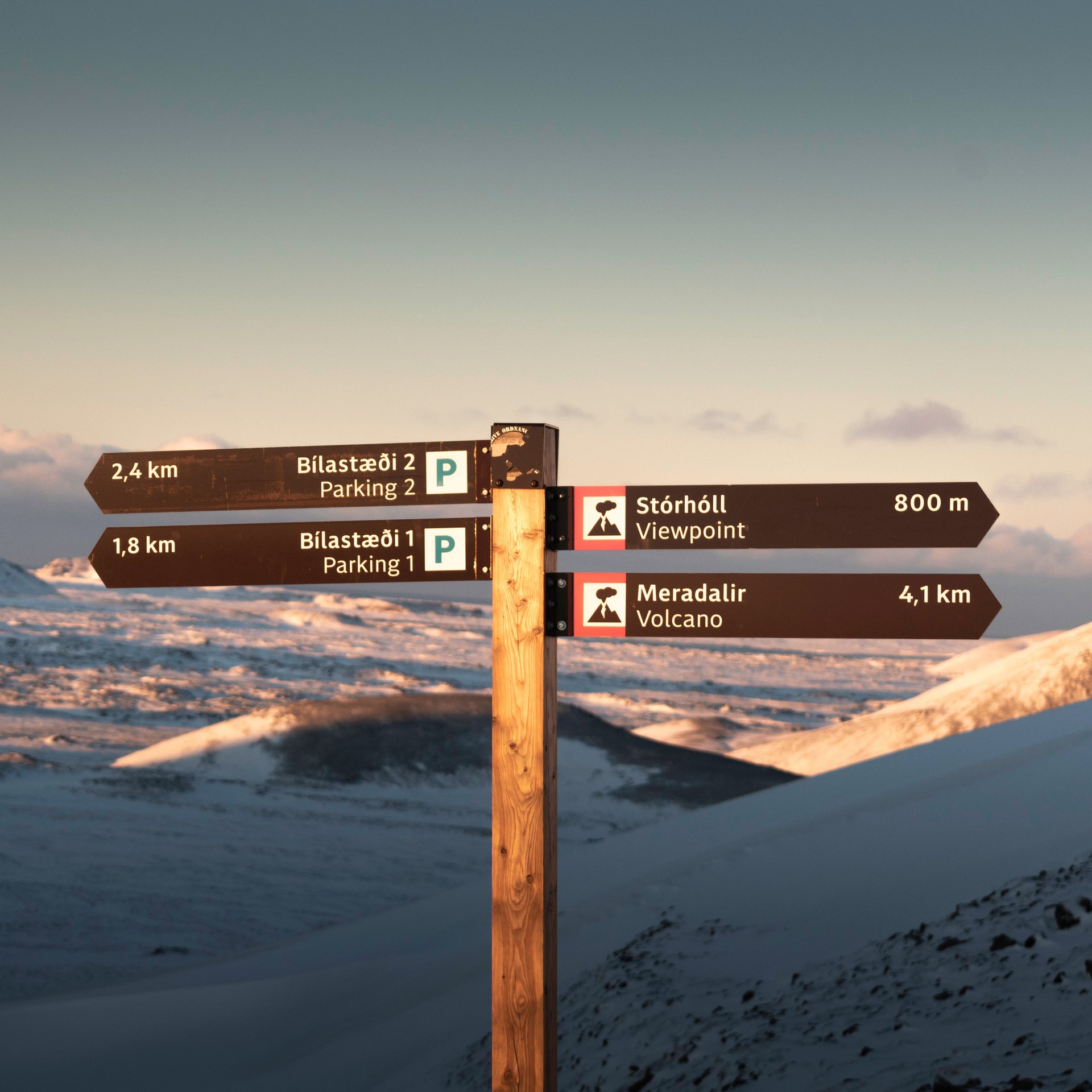 Dramatic volcanic terrain along the Fagradalsfjall trail