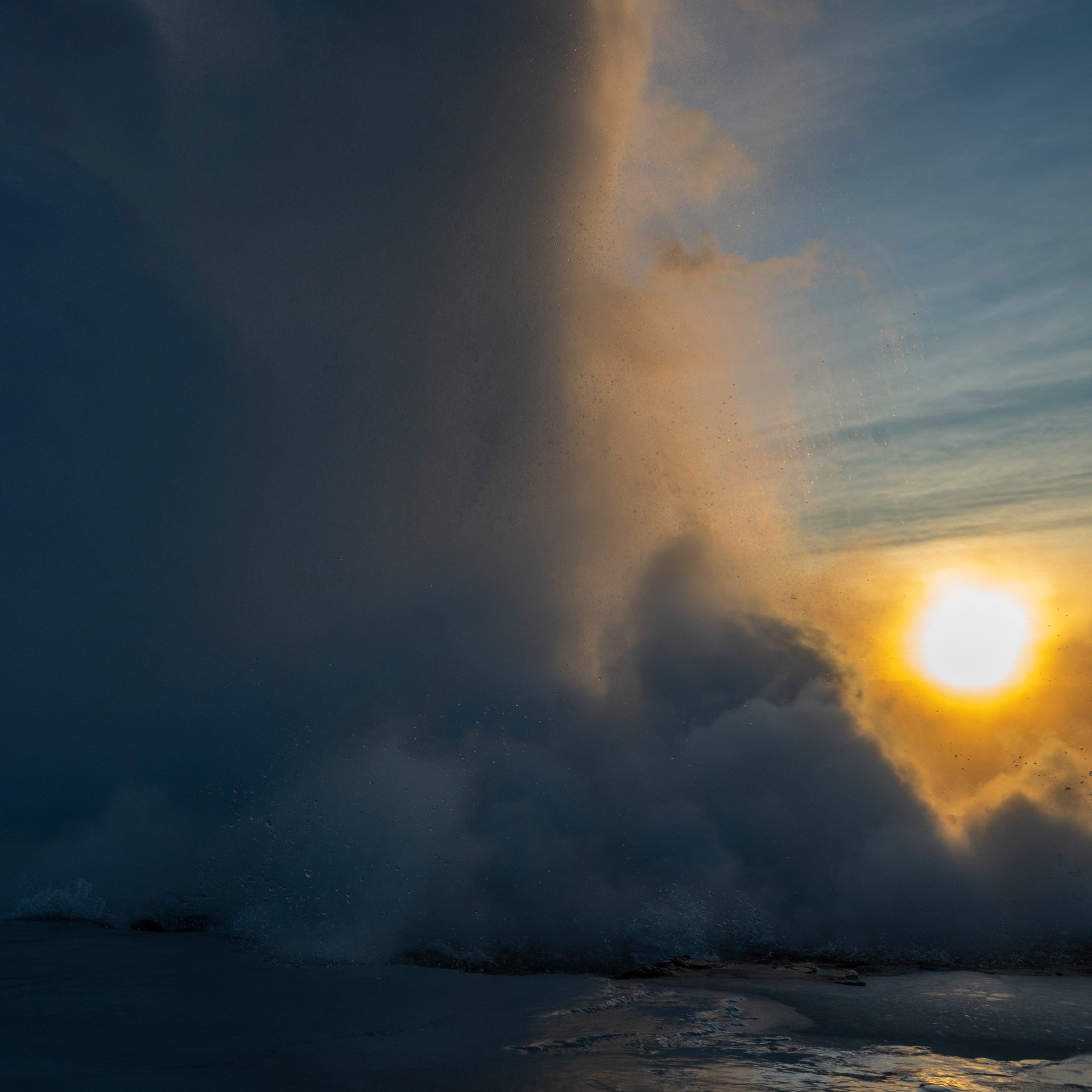 Golden Circle scenic landscape and Icelandic countryside