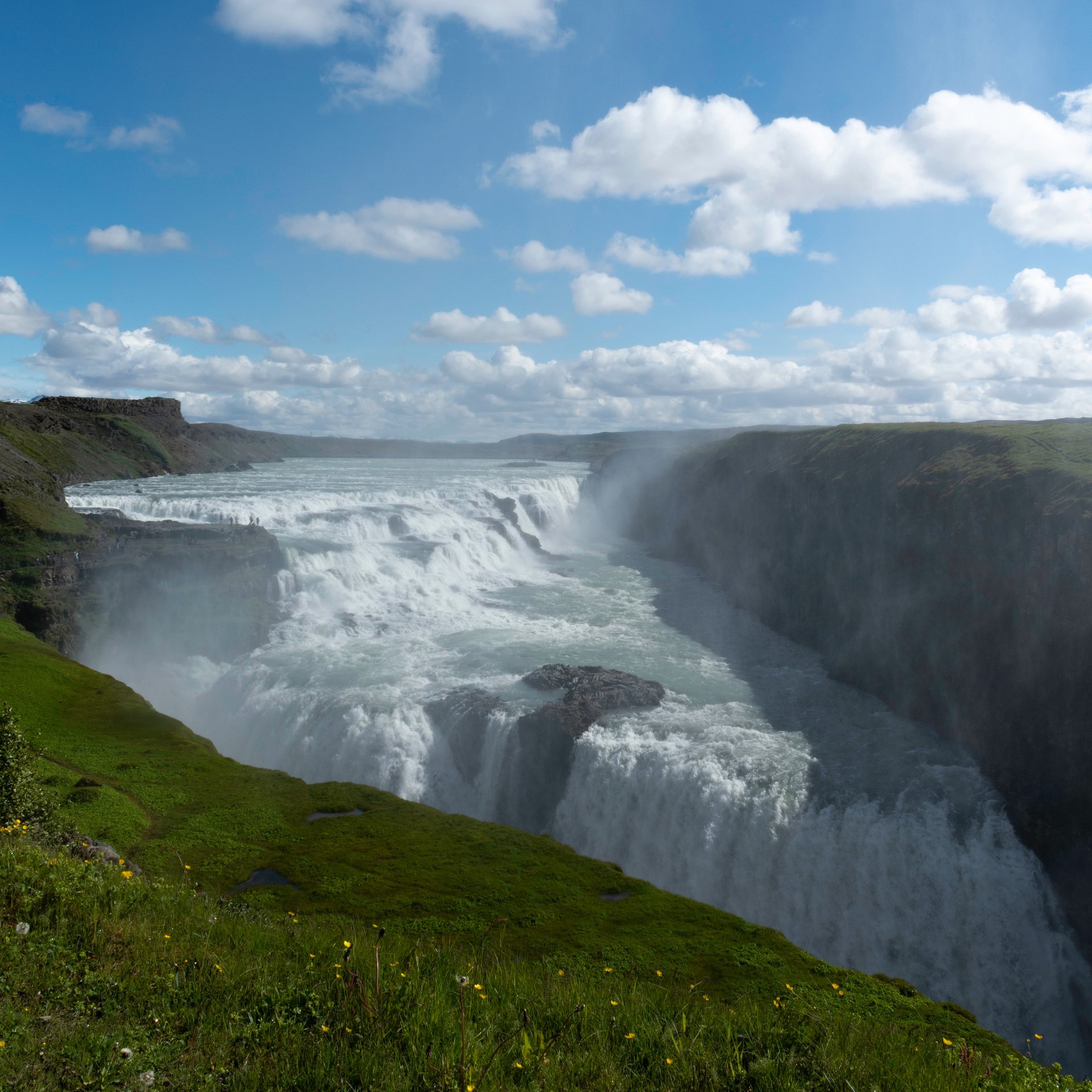 Panoramic view of Golden Circle highlights