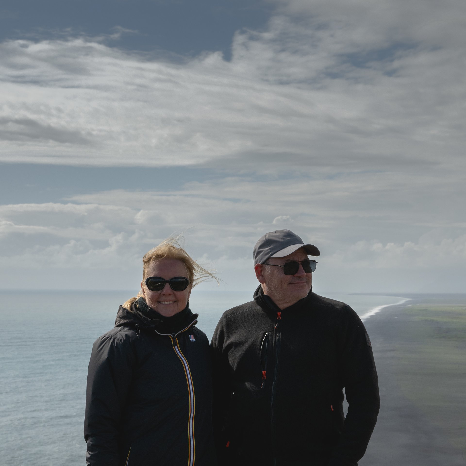 Seljalandsfoss waterfall with walking path behind the falls