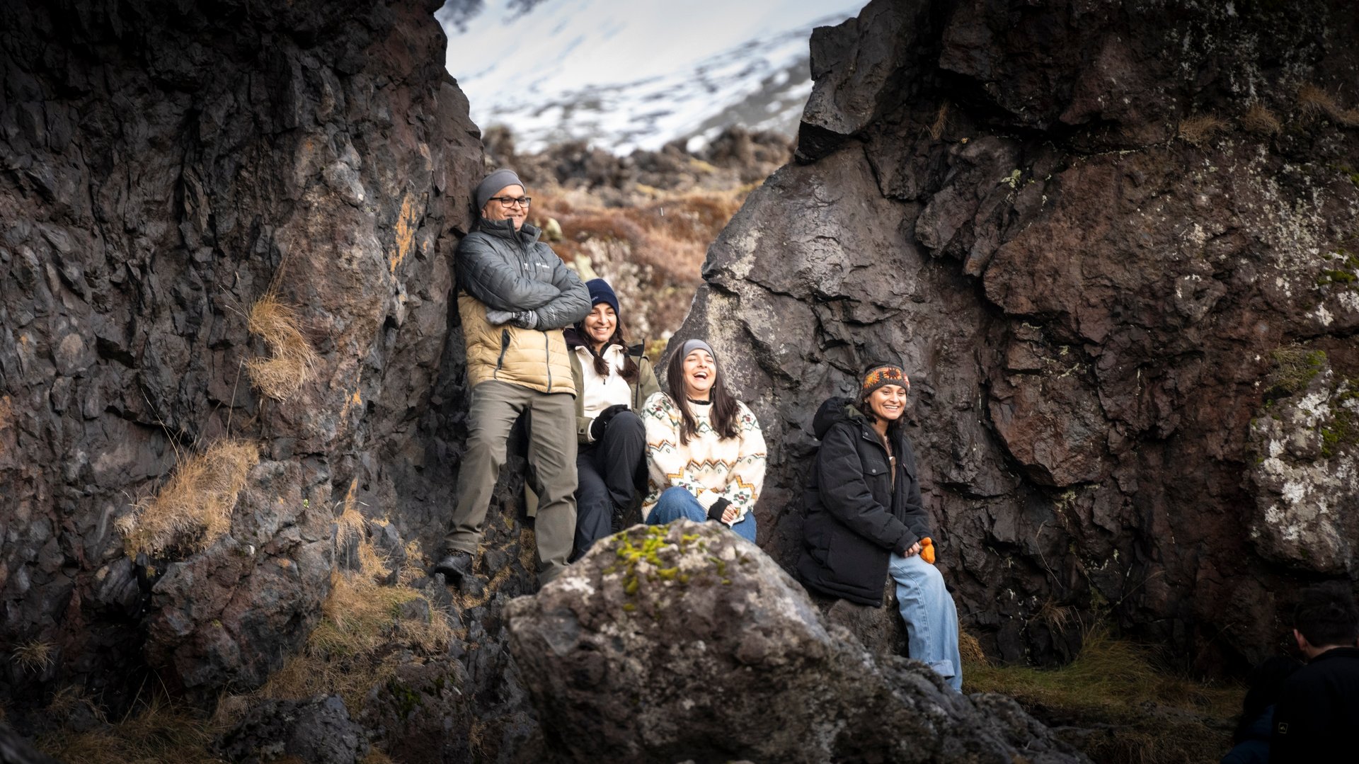 Lilja Tours guide with guests exploring Iceland