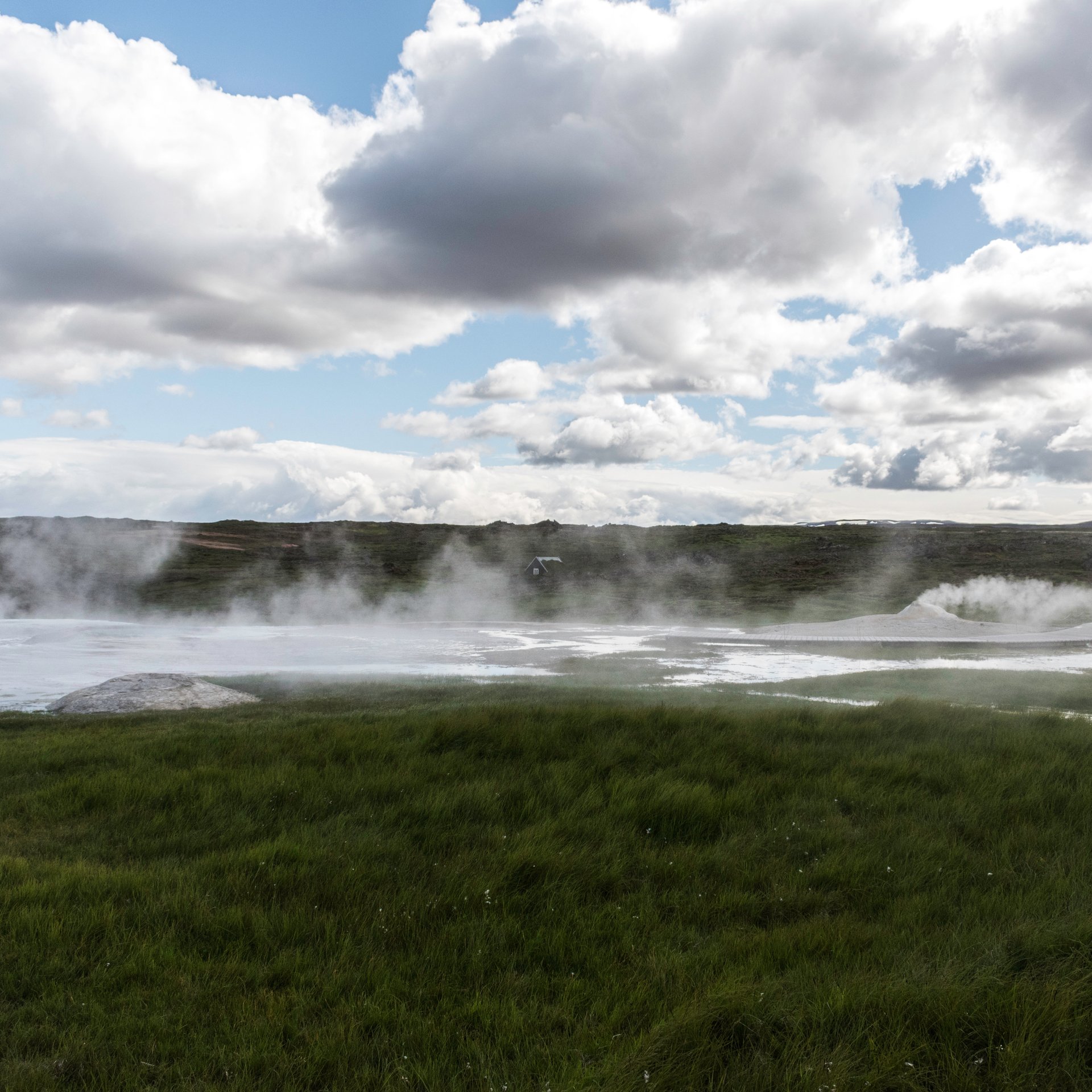 Hveravellir geothermal oasis on F35 highland route with journey to Akureyri