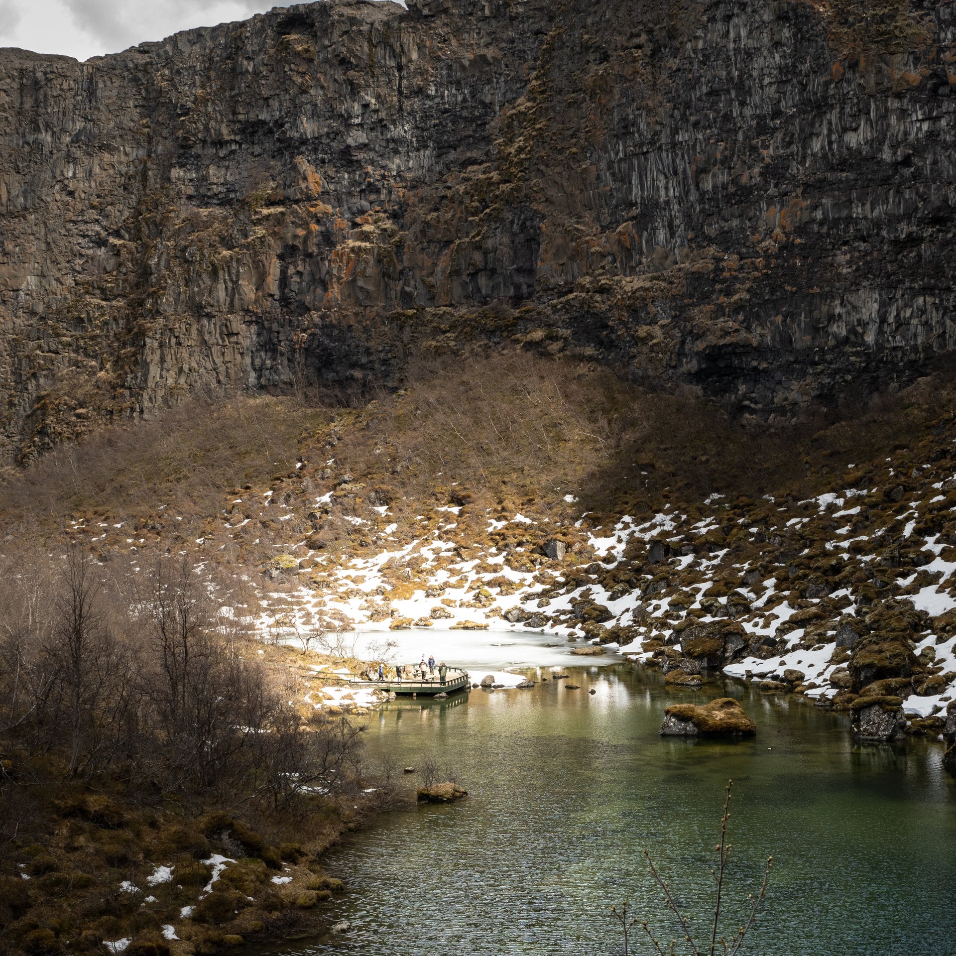 Vatnajökull National Park northern section featuring Ásbyrgi canyon and Dettifoss waterfall