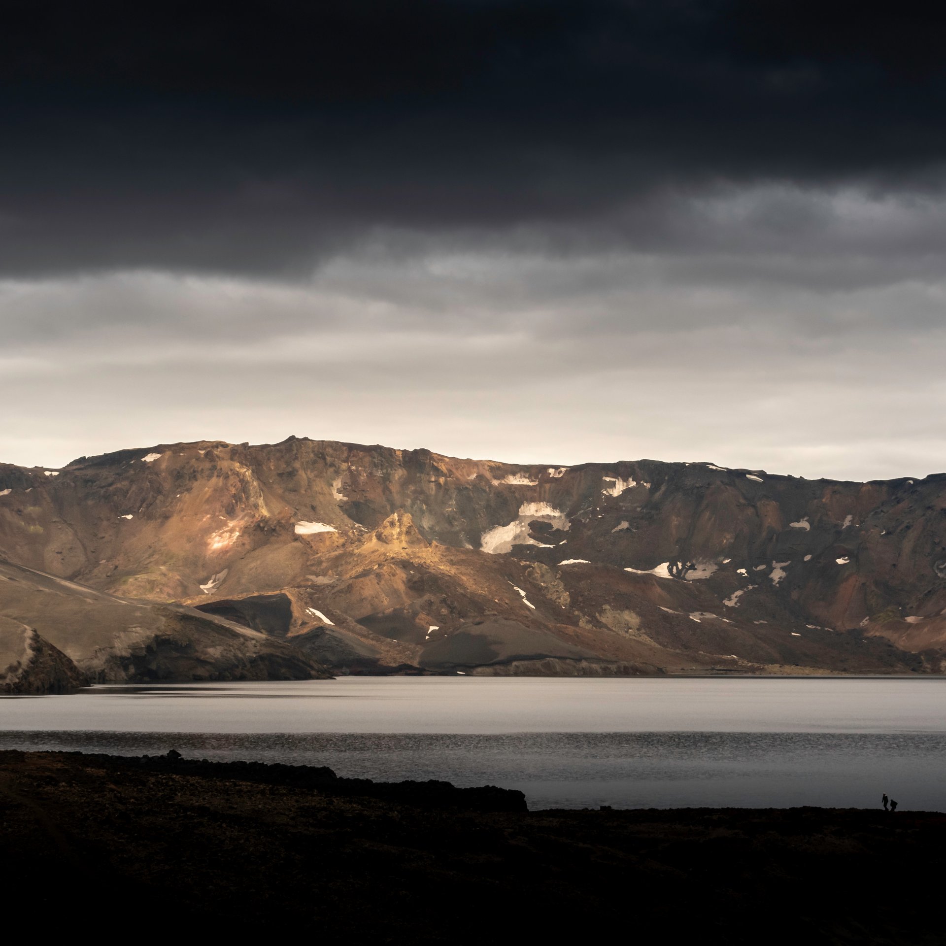 Askja caldera highland expedition featuring Öskjuvatn and Víti crater lake