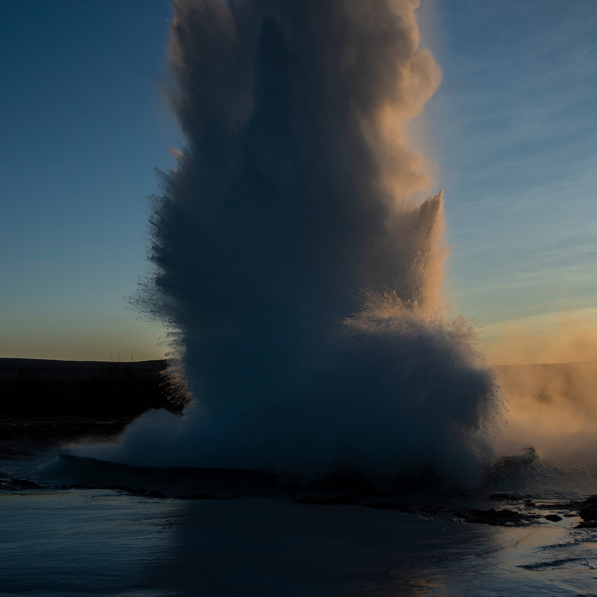 Golden Circle highlights featuring Gullfoss waterfall and Geysir geothermal area