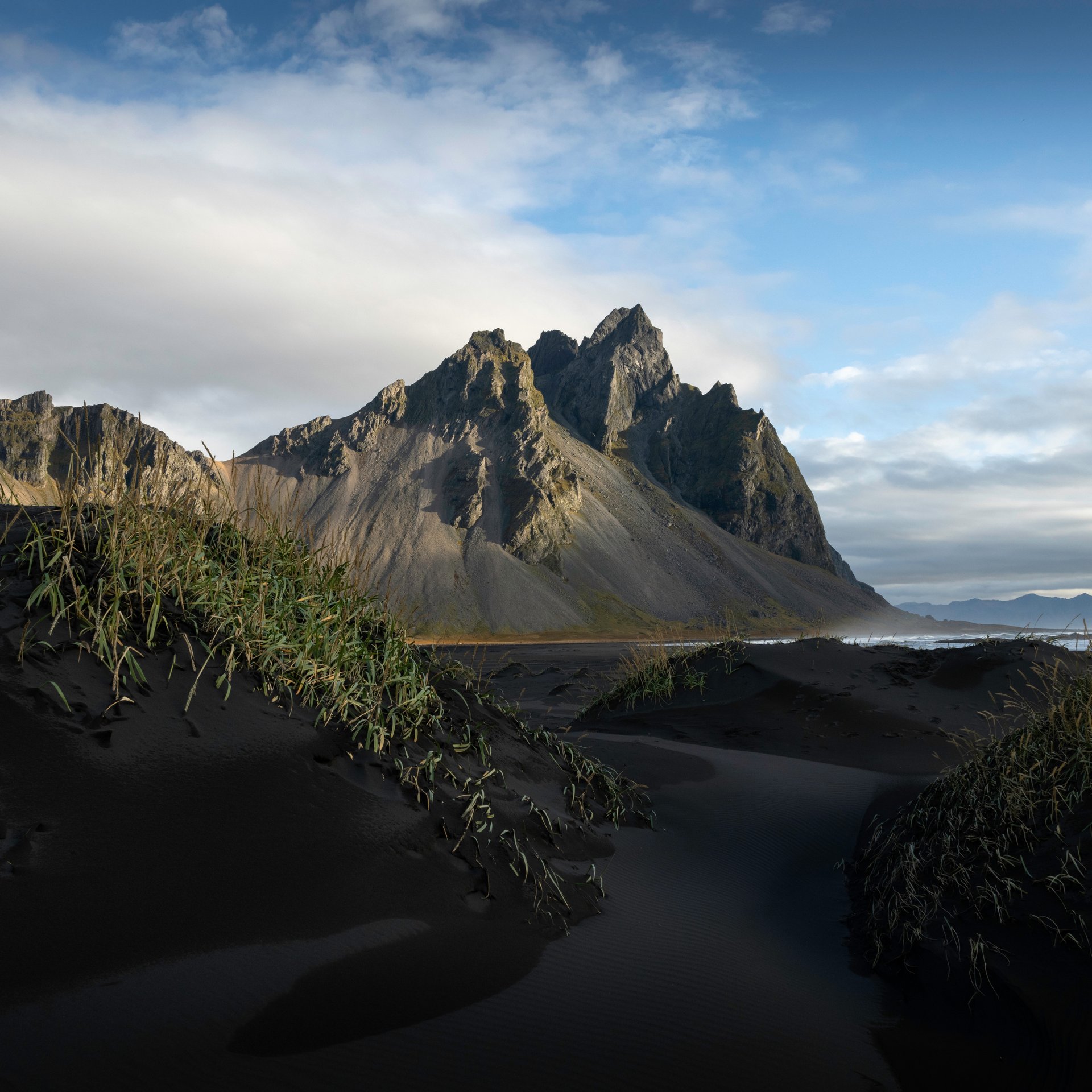 East Fjords featuring dramatic Vestrahorn mountain and coastal scenery