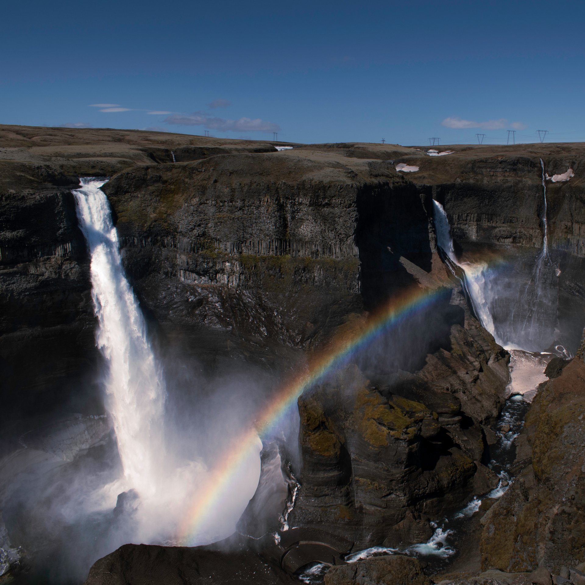 Viking heritage sites and waterfalls in highland region