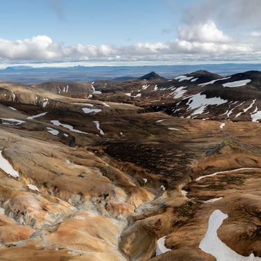 Hverfjall volcanic crater rim with panoramic Mývatn views