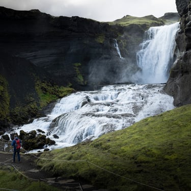 Eyjafjallajökull glacier from Þórsmörk