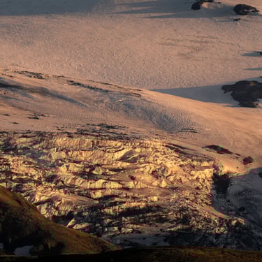 Obsidian lava fields near Landmannalaugar