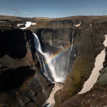 Laki lava fields extending to horizon