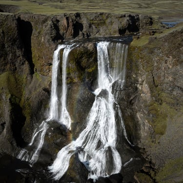 Eldgjá volcanic canyon panorama