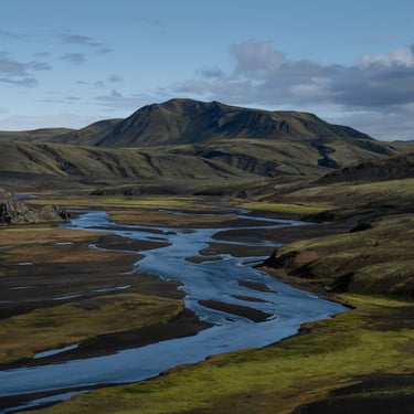 Landmannalaugar rainbow rhyolite mountains