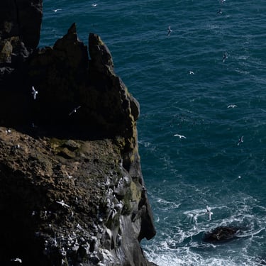 Inside Viðgelmir lava cave