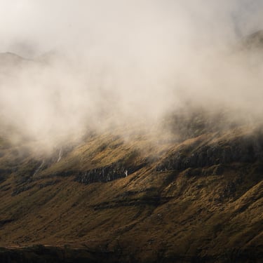Into the Glacier ice tunnel corridor