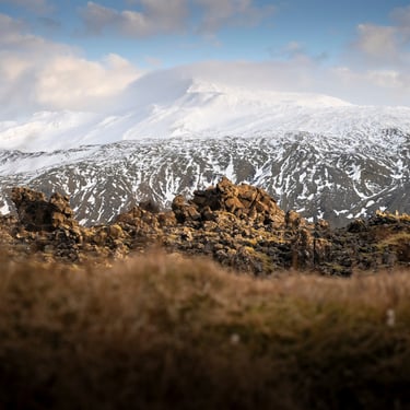 Húsafell canyon geothermal pools