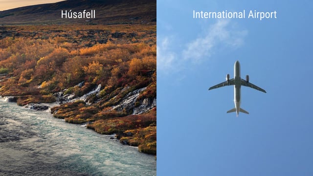 Private transfer from Húsafell to Keflavík Airport