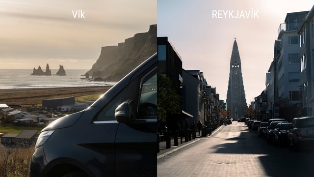 Private transfer from Vík to Reykjavík