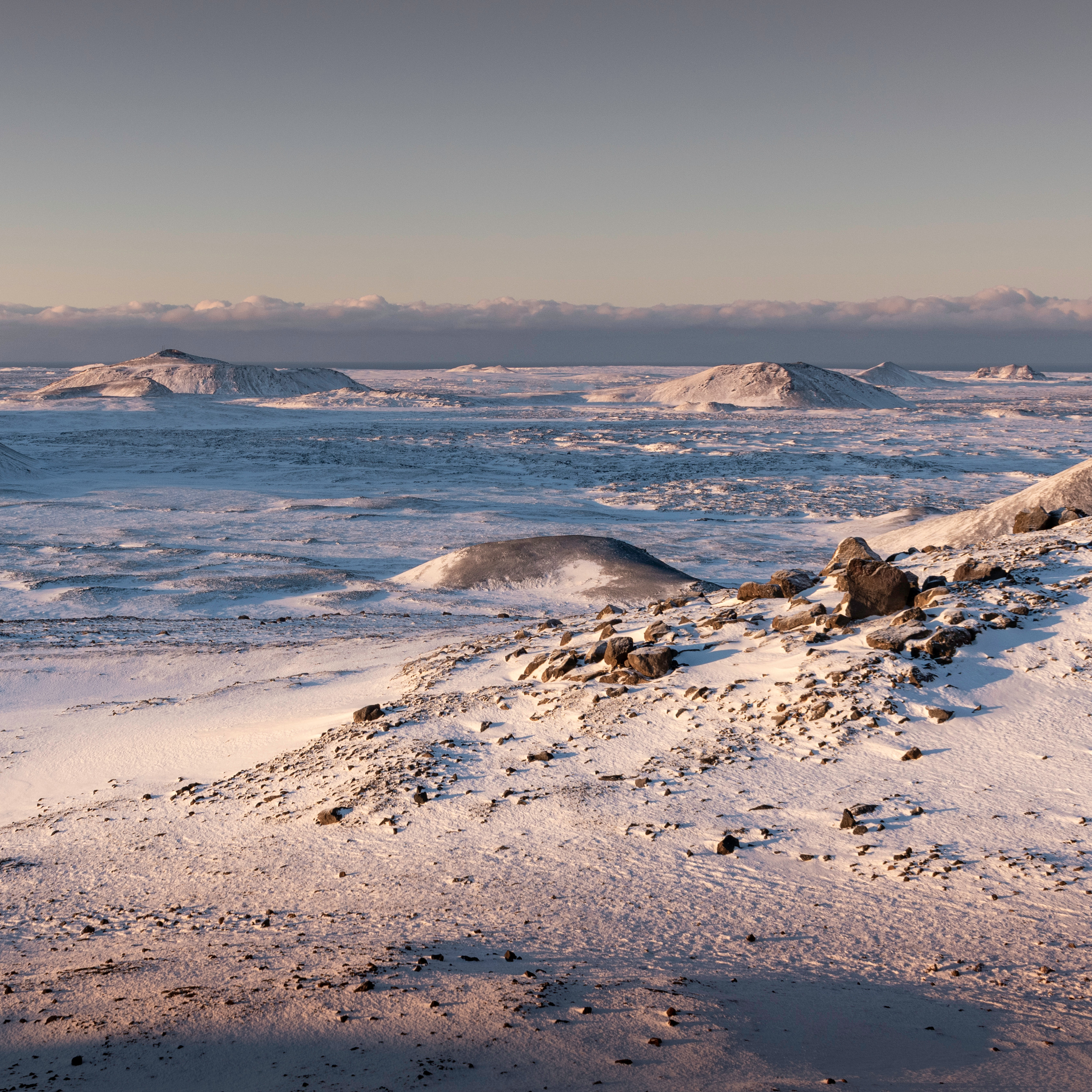 Walking through recent lava fields from the Fagradalsfjall eruptions